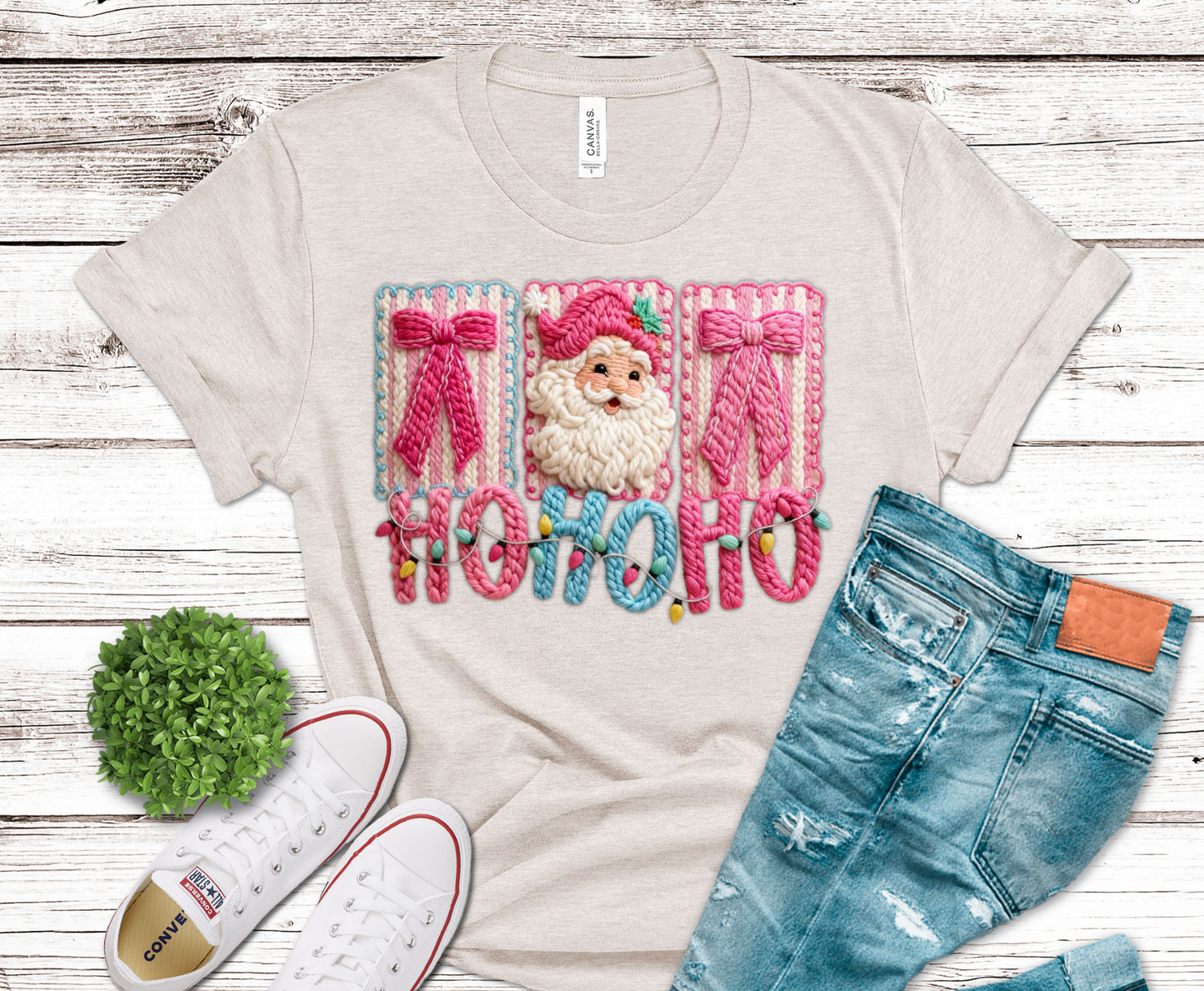 Premade DTF Transfer Gang Sheet For Graphic Tees | Christmas Yarn