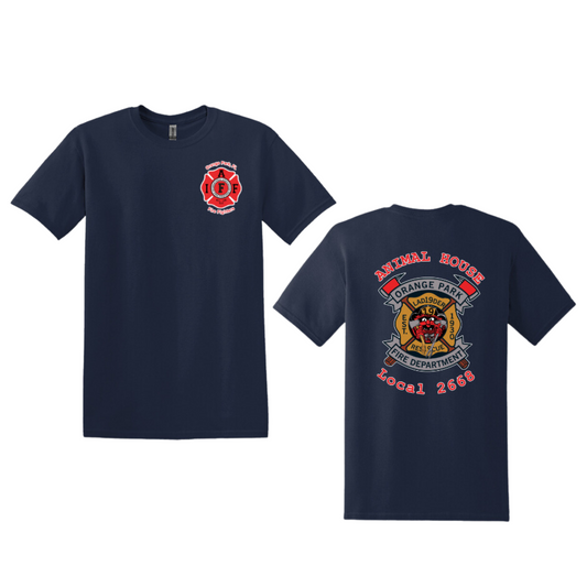 Orange Park FD | IAFF Front & Back Tee - Griffin Expressions