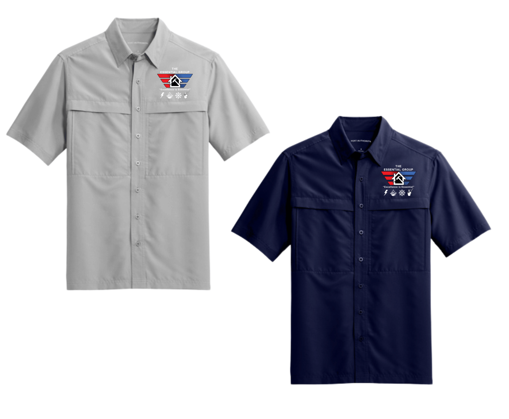 Essential Group Embroidery Shirt | W961 Short Sleeve - Griffin Expressions