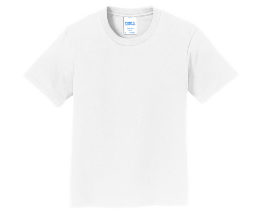 Port & Company® Youth Fan Favorite™ Tee | White