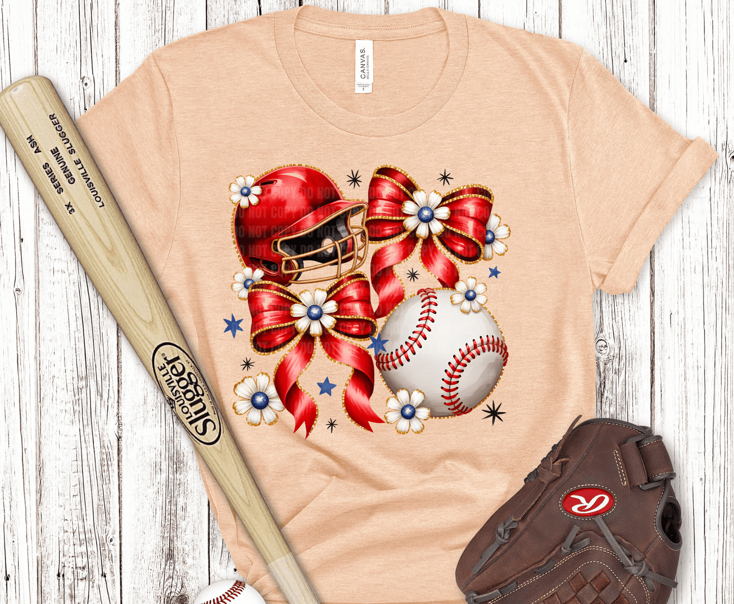 Baseball Bows Mama | Premade DTF Transfer Gang Sheet For Graphic Tees