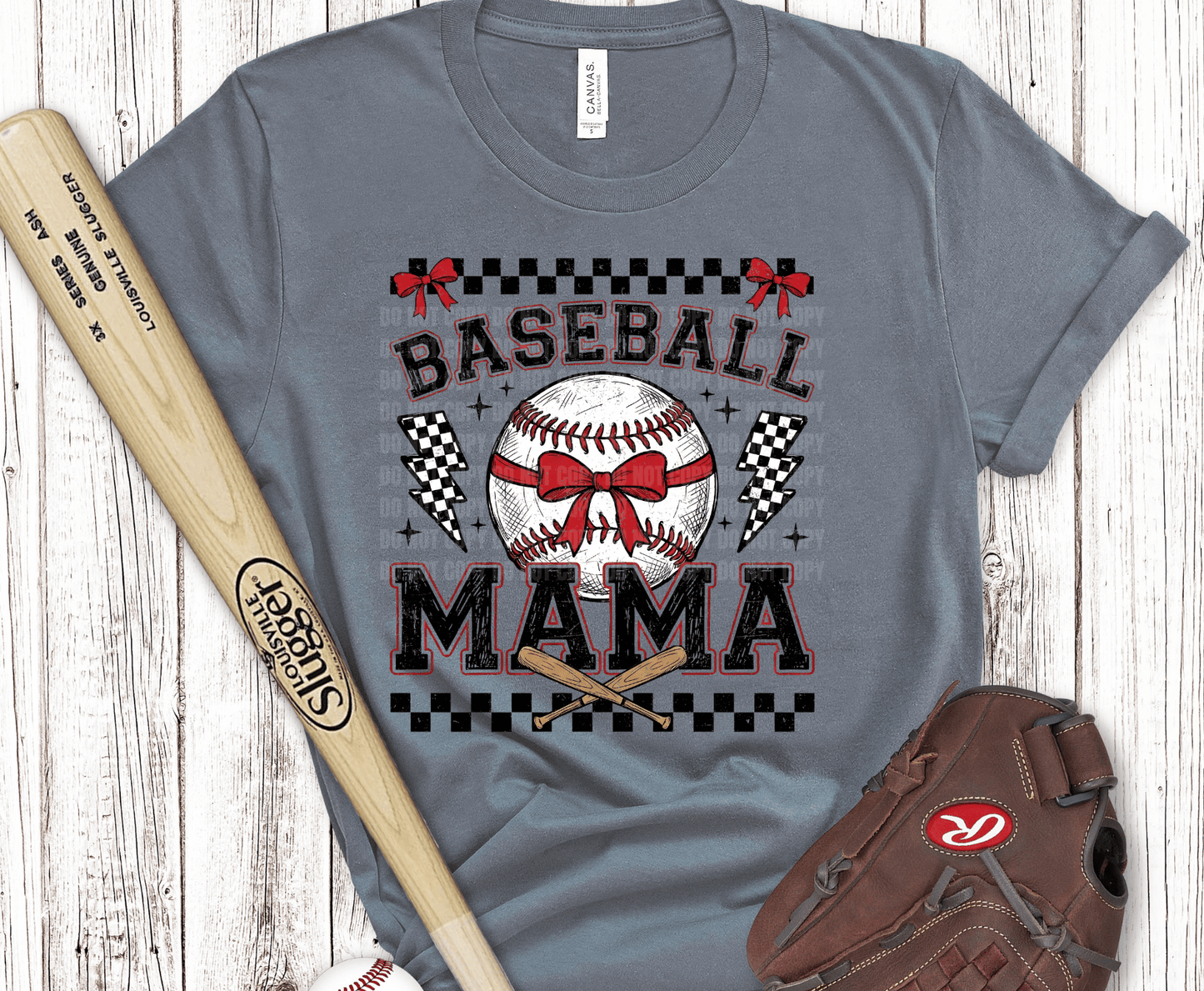 Baseball Bows Mama | Premade DTF Transfer Gang Sheet For Graphic Tees