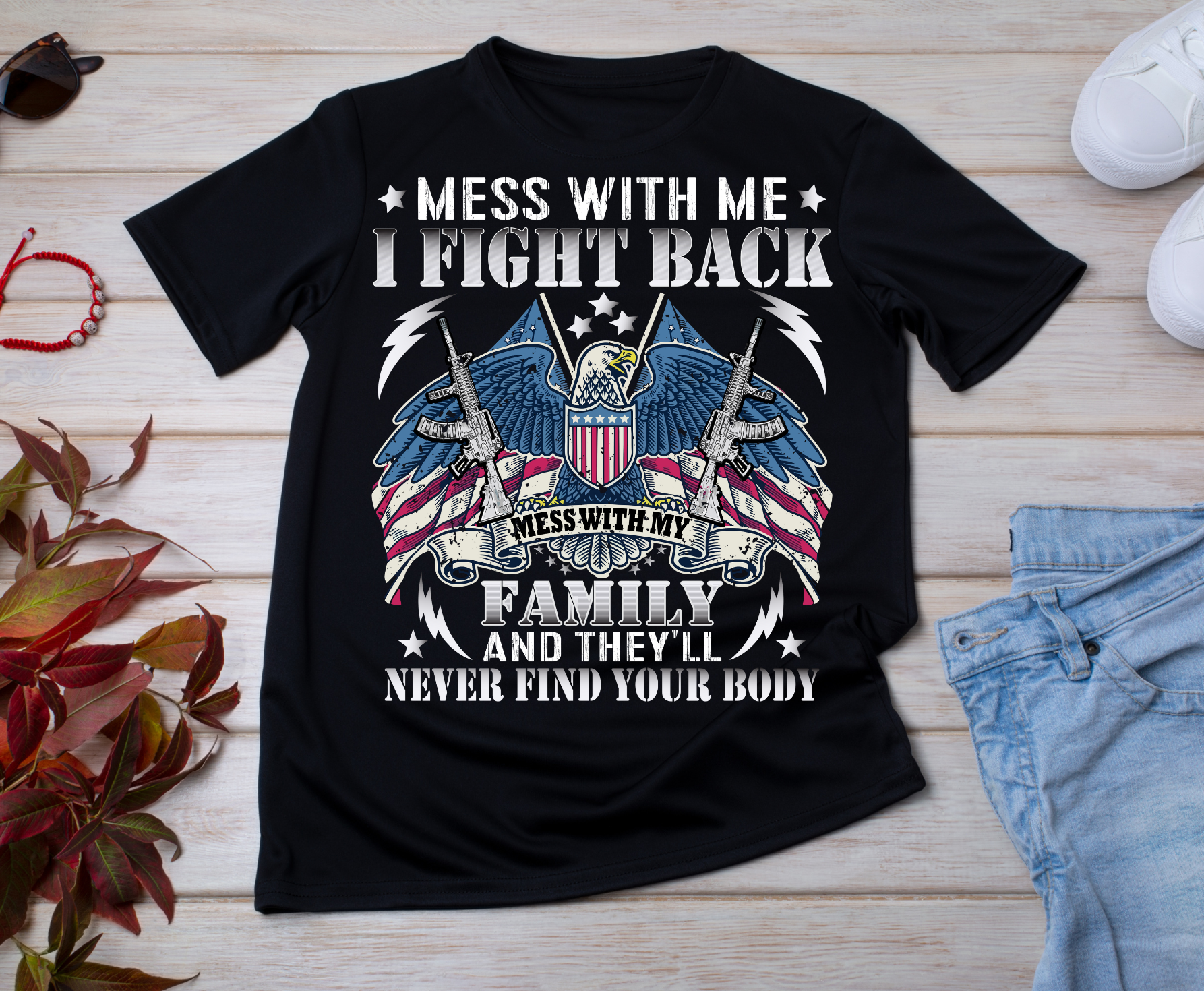 Premade DTF Transfer Gang Sheet For Graphic Tees | Military - Griffin Expressions