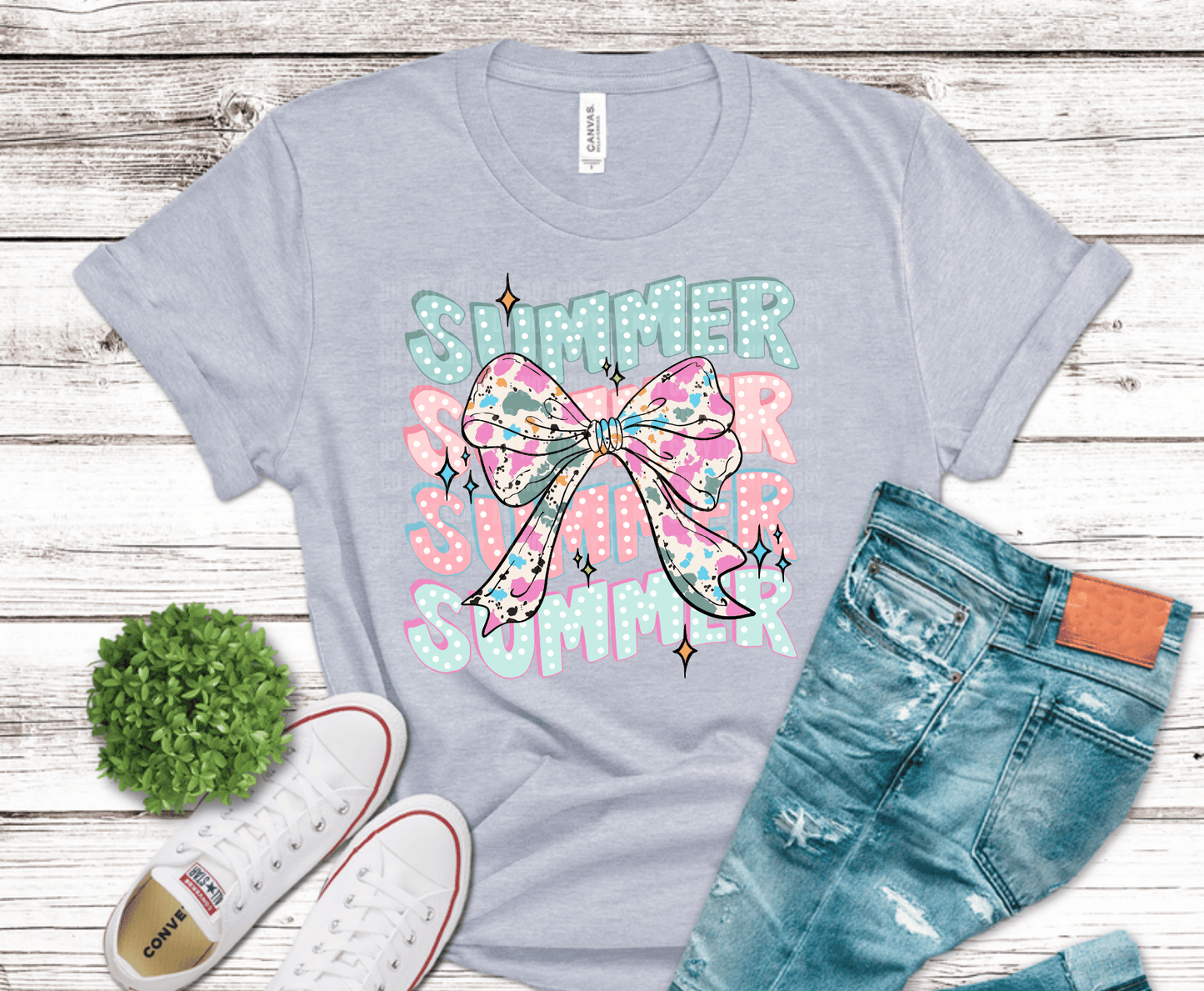Girlie Beach Summer | Premade DTF Transfer Gang Sheet For Graphic Tees
