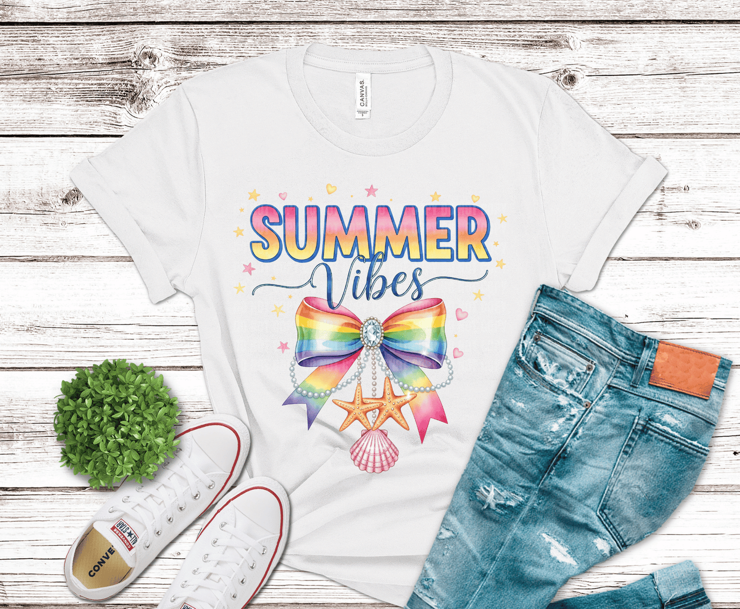 Girlie Beach Summer | Premade DTF Transfer Gang Sheet For Graphic Tees