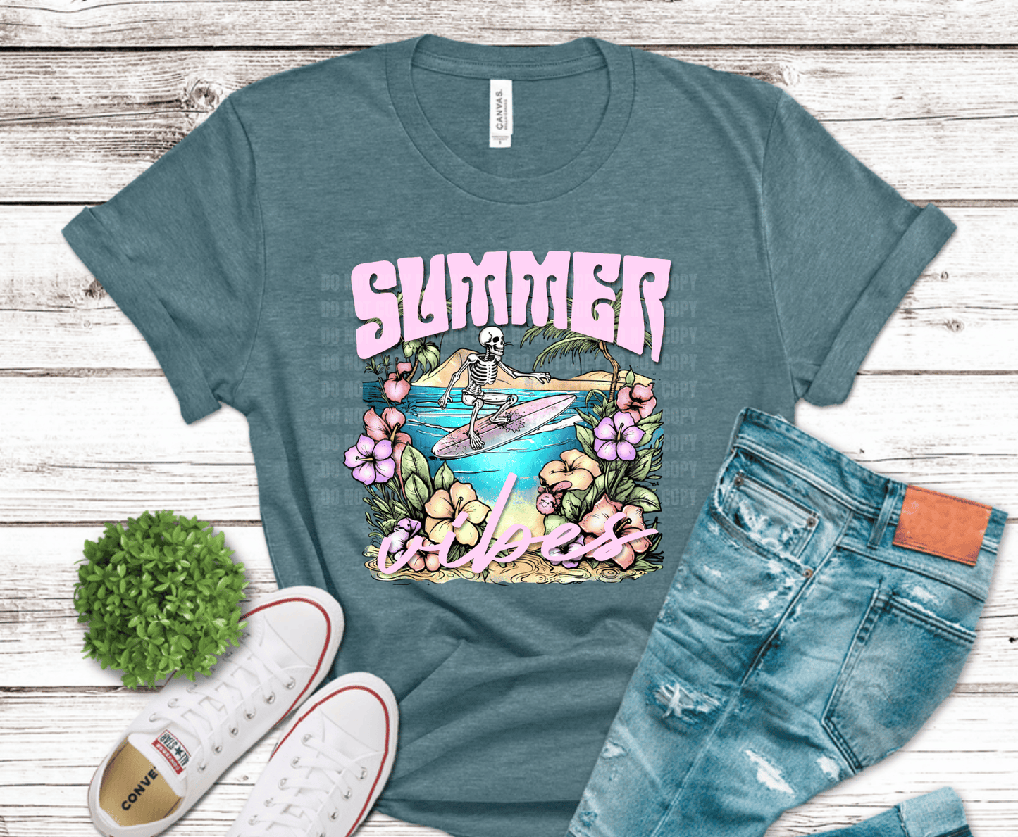Summer Beach Vibes | Premade DTF Transfer Gang Sheet For Graphic Tees