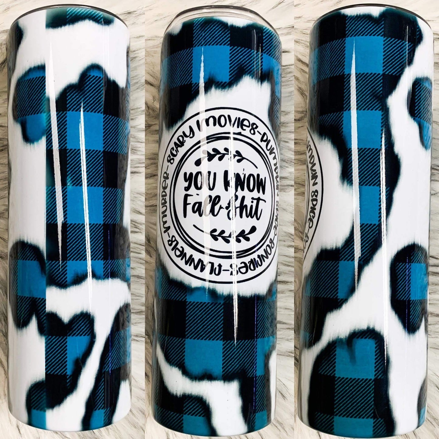 30oz Sublimation | Straight Skinny | w/ Straw