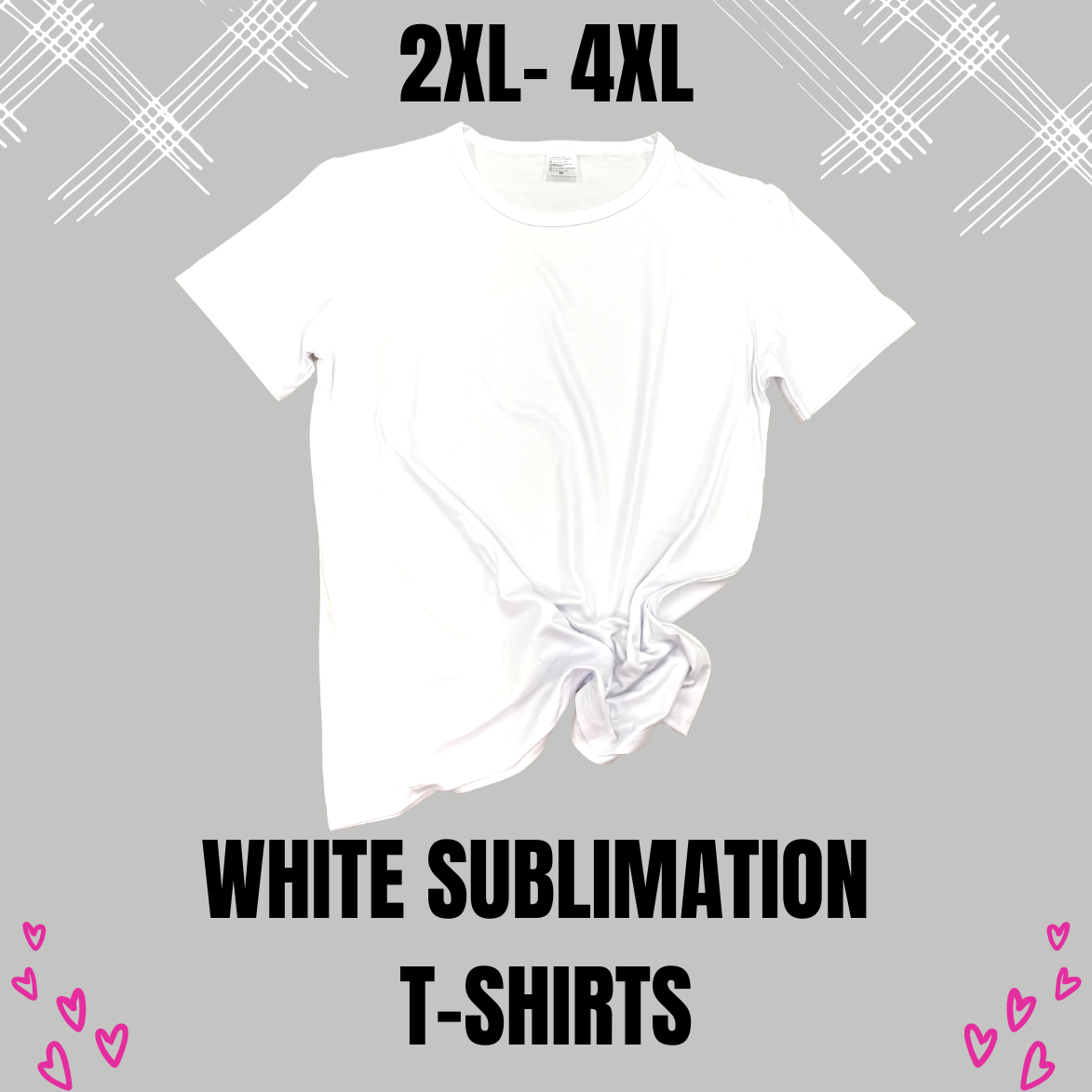 Sublimation Crew Neck Tee Shirt Plus
