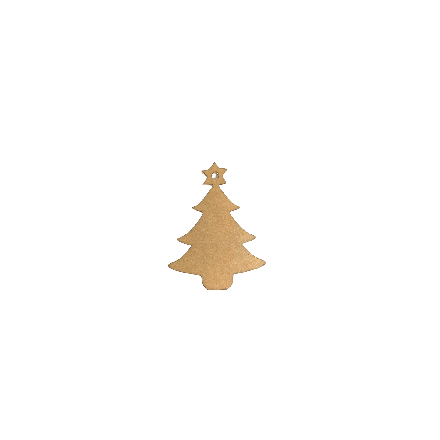 Christmas Tree With Star Keychain Acrylic